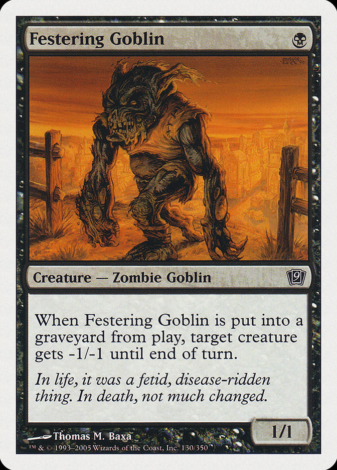Festering Goblin [Ninth Edition] - Devastation Store | Devastation Store