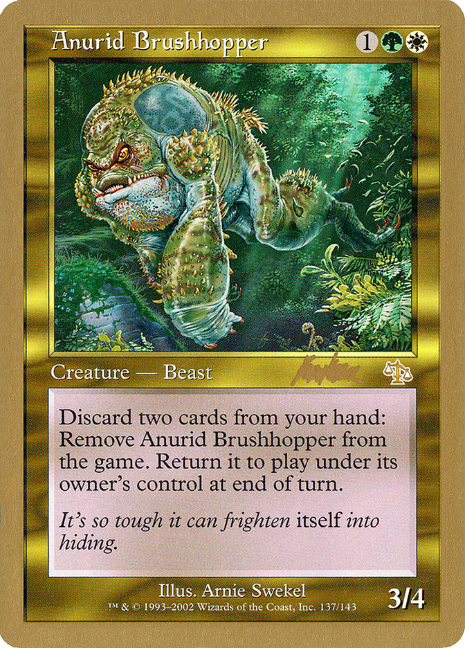 Anurid Brushhopper (Brian Kibler) [World Championship Decks 2002] | Devastation Store