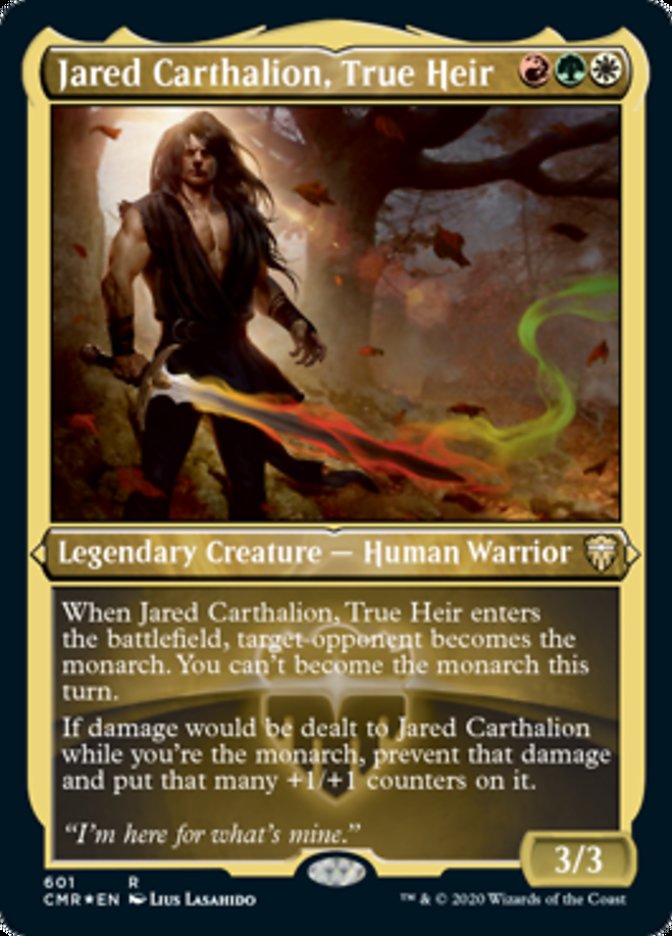Jared Carthalion, True Heir (Etched) [Commander Legends] | Devastation Store