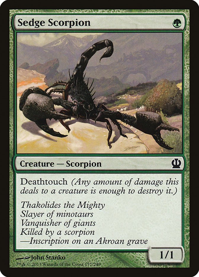 Sedge Scorpion [Theros] - Devastation Store | Devastation Store