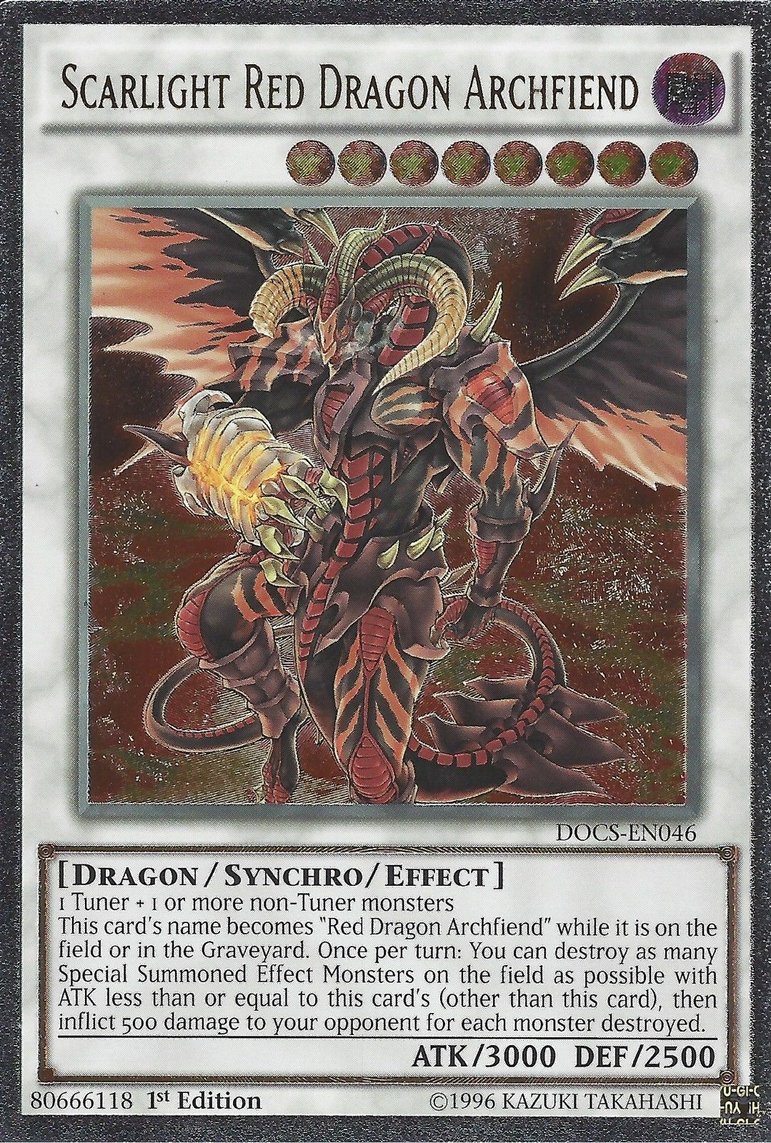 Scarlight Red Dragon Archfiend (UTR) [DOCS-EN046] Ultimate Rare | Devastation Store