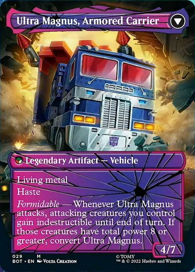 Ultra Magnus, Tactician // Ultra Magnus, Armored Carrier (Shattered Glass) [Transformers] | Devastation Store