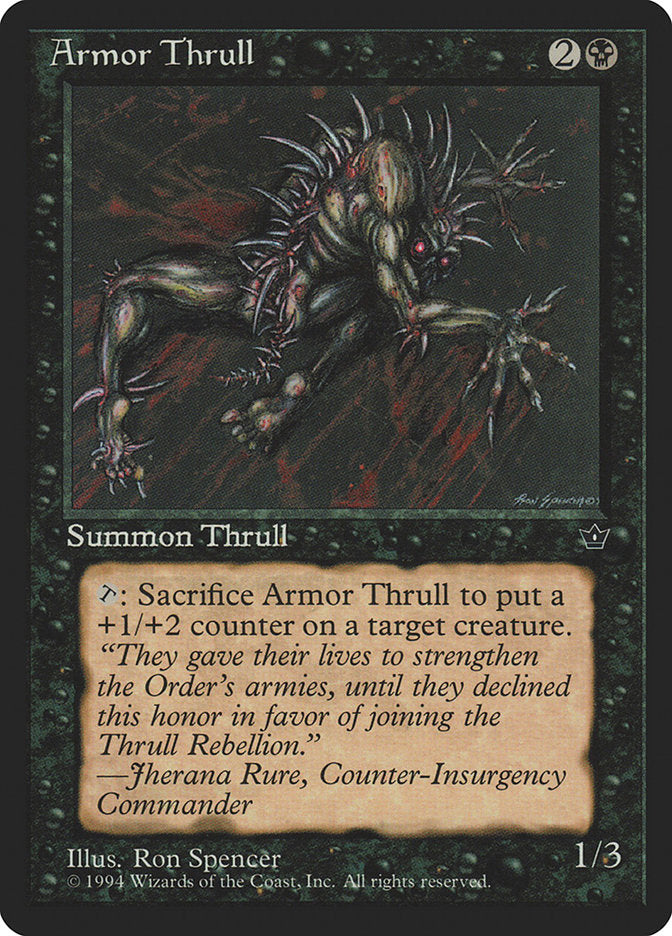 Armor Thrull (Ron Spencer) [Fallen Empires] | Devastation Store