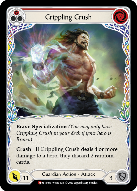 Crippling Crush [WTR043] Unlimited Edition Rainbow Foil - Devastation Store | Devastation Store