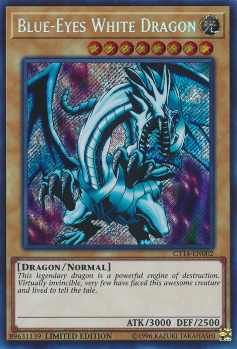 Blue-Eyes White Dragon [CT14-EN002] Secret Rare | Devastation Store