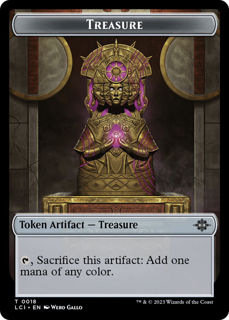 Treasure (0018) // Gnome Soldier Double-Sided Token [The Lost Caverns of Ixalan Tokens] | Devastation Store