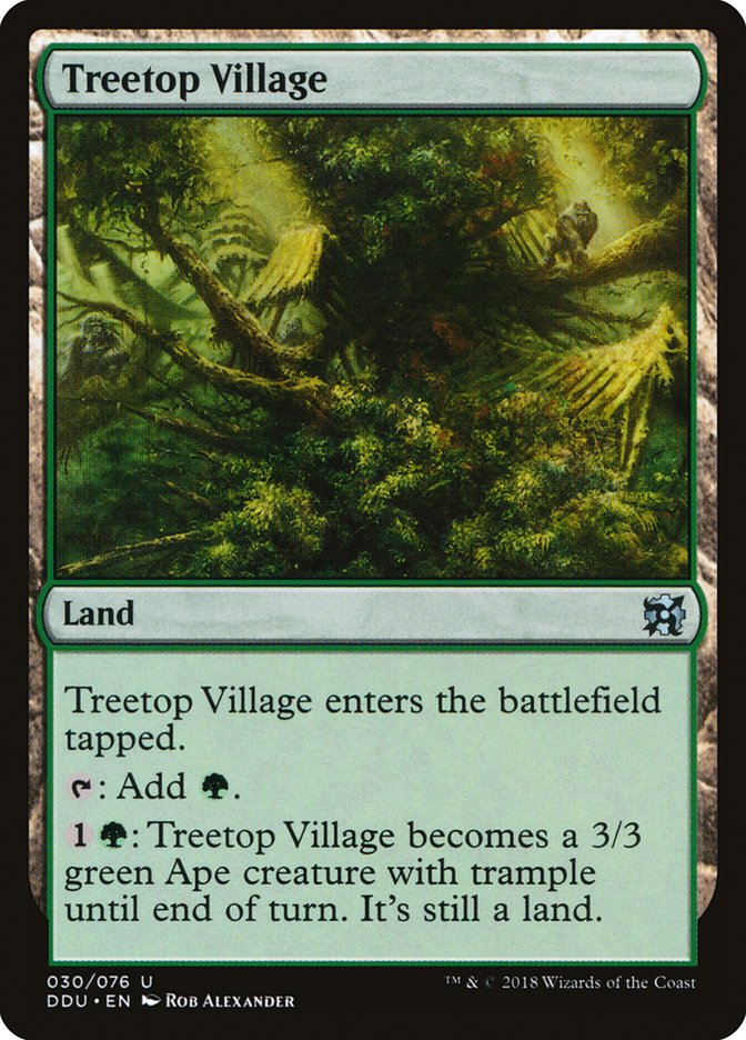 Treetop Village [Duel Decks: Elves vs. Inventors] - Devastation Store | Devastation Store