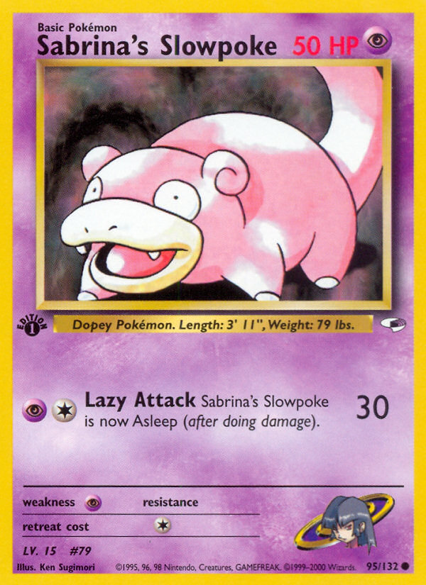 Sabrina's Slowpoke (95/132) [Gym Heroes 1st Edition] | Devastation Store