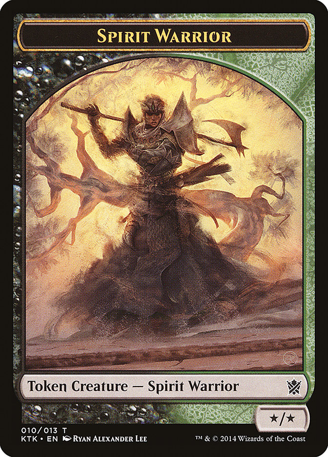 Spirit Warrior [Khans of Tarkir Tokens] | Devastation Store