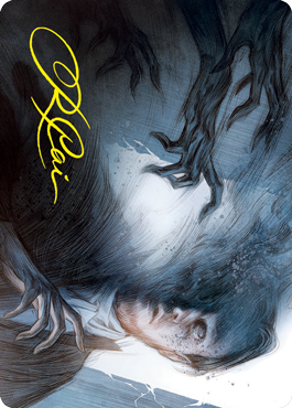 Dread Fugue Art Card (Gold-Stamped Signature) [Innistrad: Crimson Vow Art Series] | Devastation Store