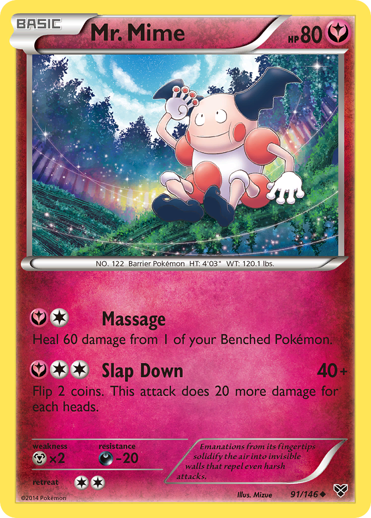 Mr. Mime (91/146) [XY: Base Set] | Devastation Store