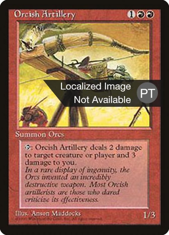 Orcish Artillery [Fourth Edition (Foreign Black Border)] | Devastation Store