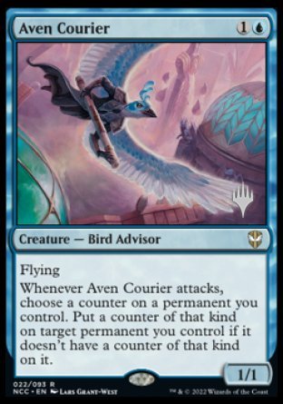 Aven Courier (Promo Pack) [Streets of New Capenna Commander Promos] | Devastation Store