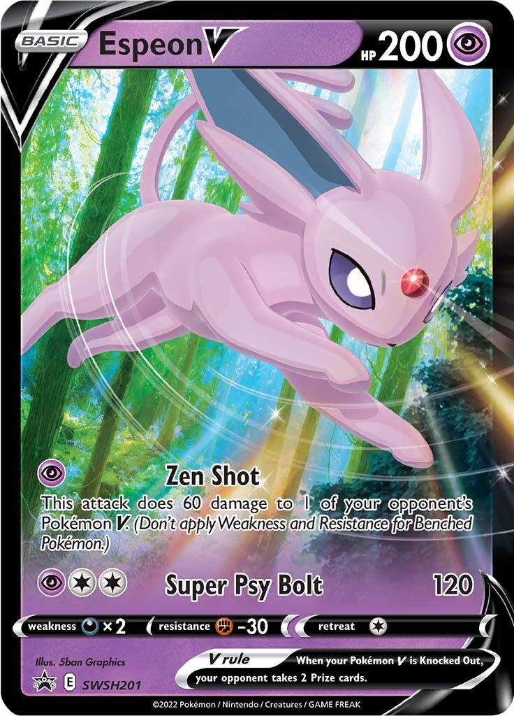 Espeon V (SWSH201) [Sword & Shield: Black Star Promos] | Devastation Store