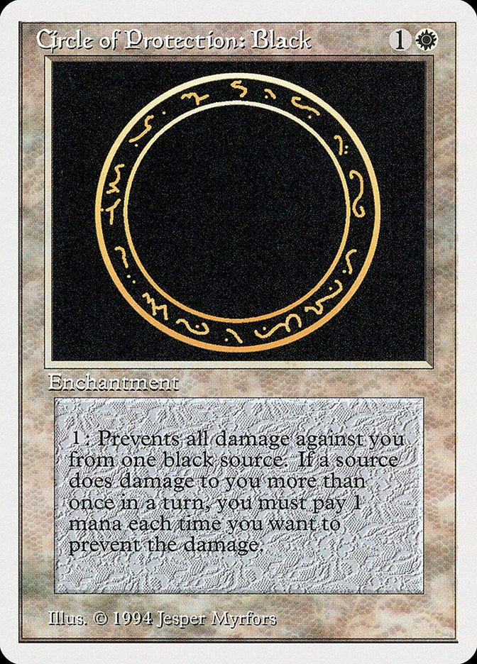 Circle of Protection: Black [Summer Magic / Edgar] | Devastation Store