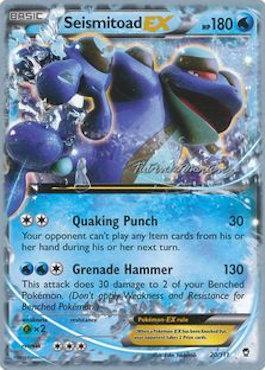 Seismitoad EX (20/111) (Punches 'n' Bites - Patrick Martinez) [World Championships 2015] | Devastation Store