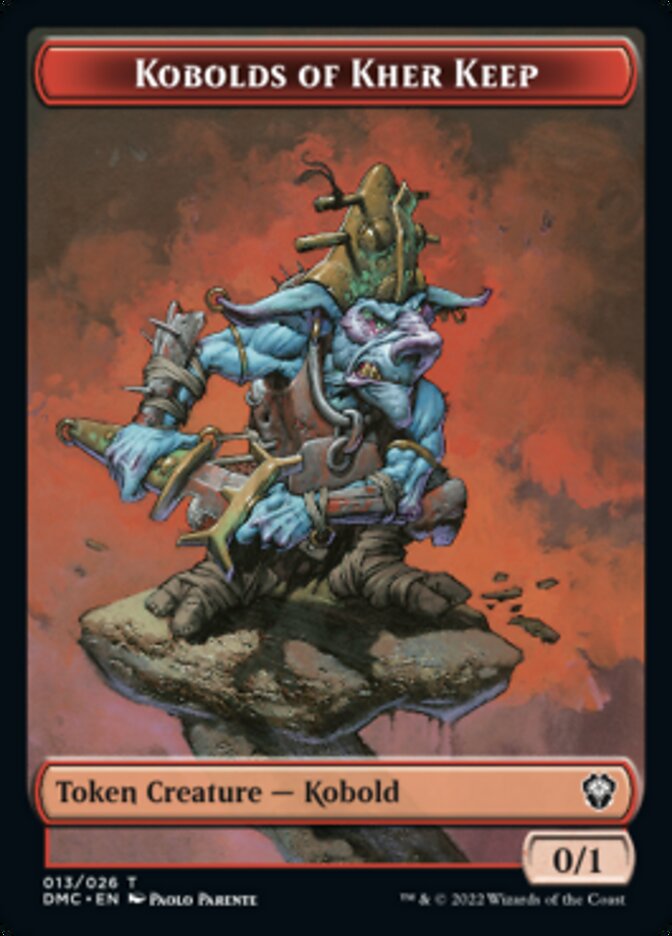Soldier // Kobolds of Kher Keep Double-sided Token [Dominaria United Tokens] | Devastation Store