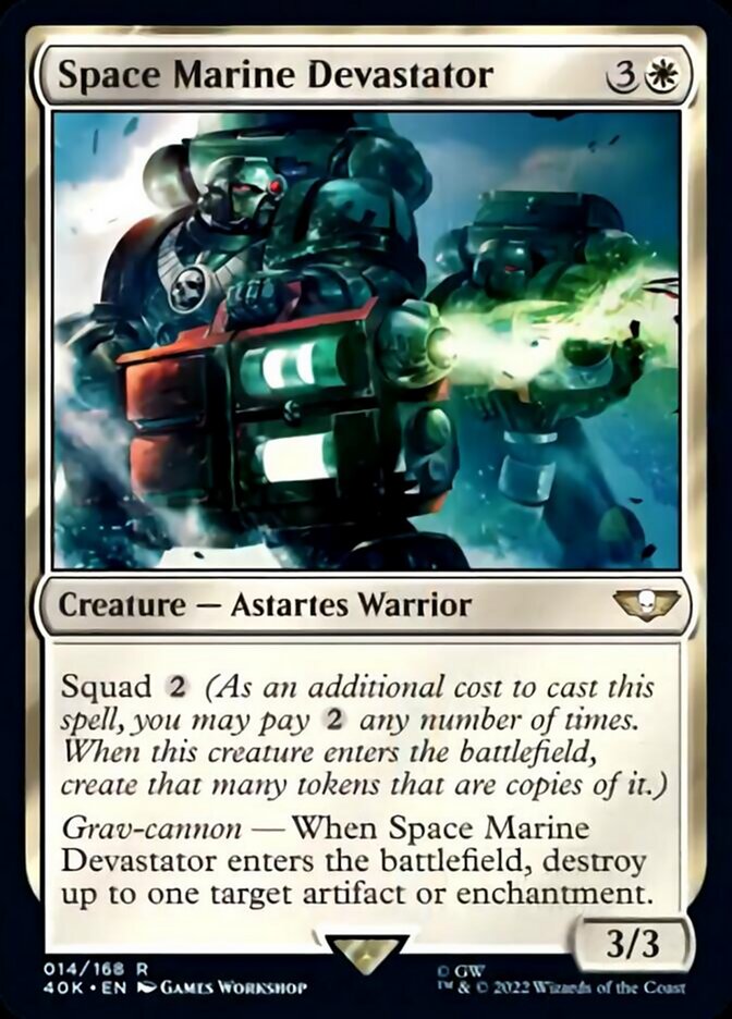 Space Marine Devastator (Surge Foil) [Universes Beyond: Warhammer 40,000] | Devastation Store