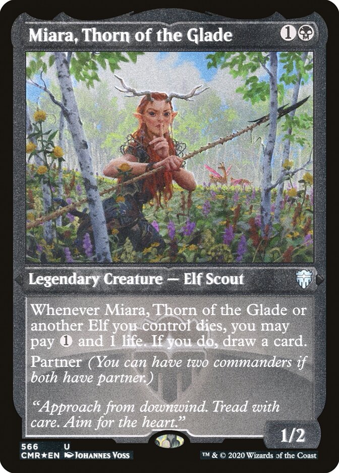 Miara, Thorn of the Glade (Etched) [Commander Legends] | Devastation Store