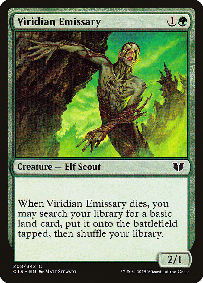 Viridian Emissary [Commander 2015] - Devastation Store | Devastation Store