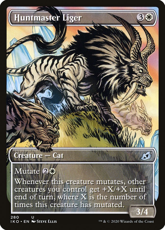 Huntmaster Liger (Showcase) [Ikoria: Lair of Behemoths] | Devastation Store