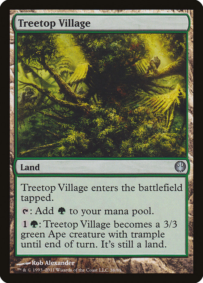 Treetop Village [Duel Decks: Knights vs. Dragons] | Devastation Store