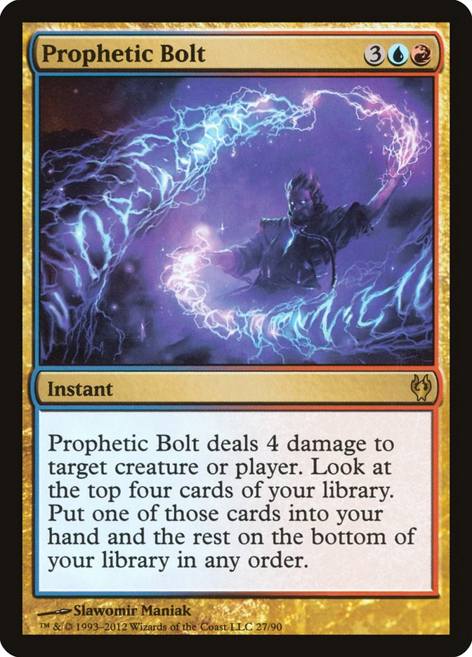 Prophetic Bolt [Duel Decks: Izzet vs. Golgari] - Devastation Store | Devastation Store