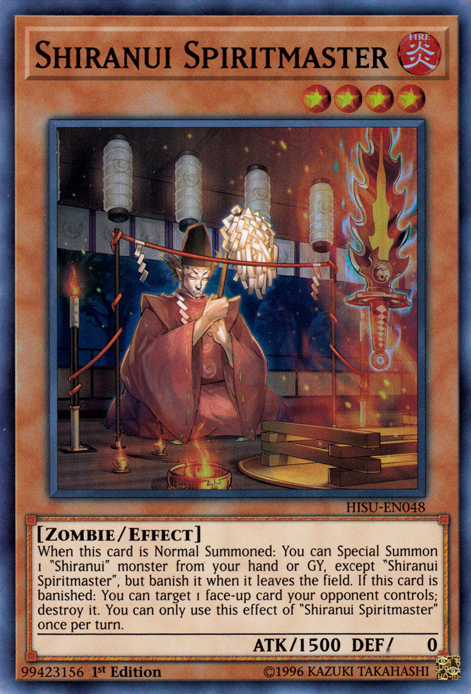 Shiranui Spiritmaster [HISU-EN048] Super Rare | Devastation Store