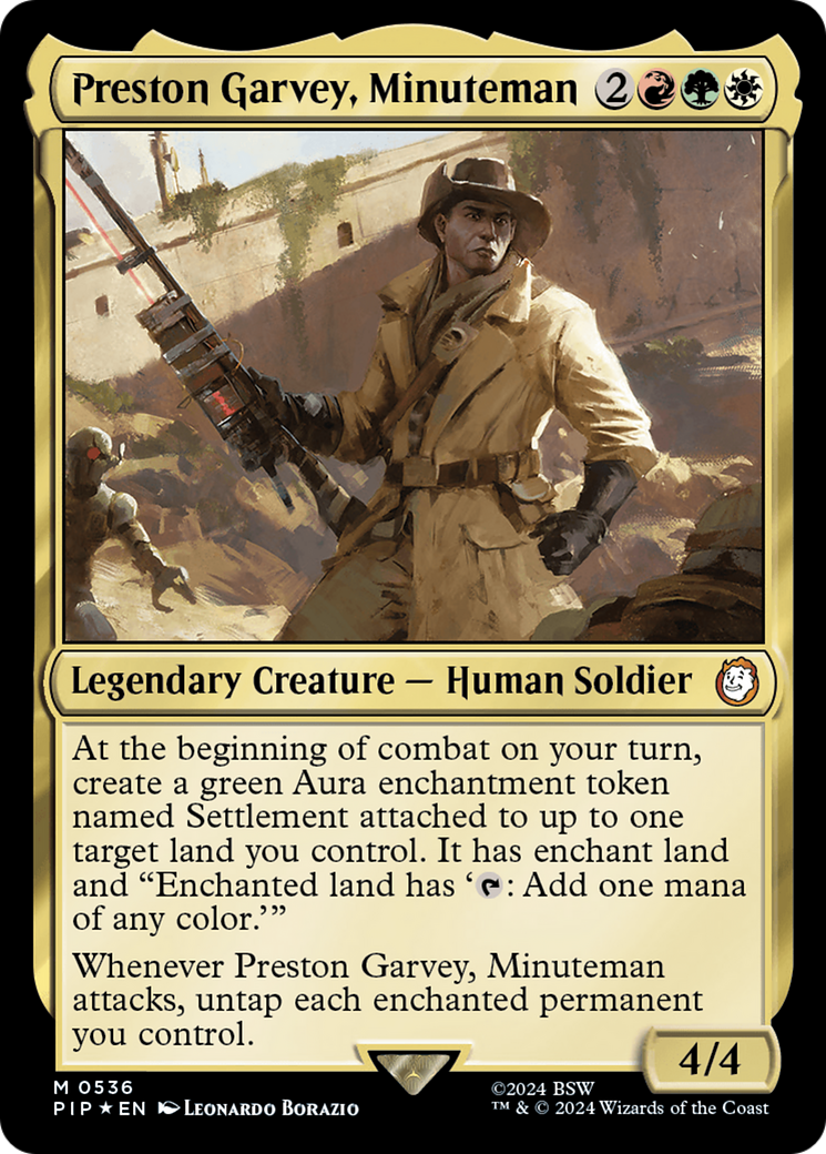 Preston Garvey, Minuteman (Surge Foil) [Fallout] | Devastation Store