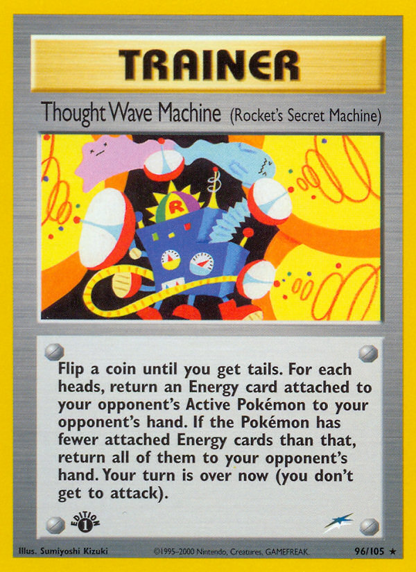 Thought Wave Machine (96/105) (Rocket's Secret Machine) [Neo Destiny 1st Edition] | Devastation Store