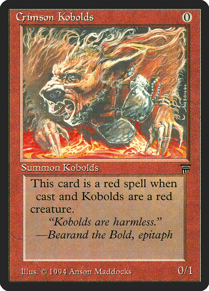 Crimson Kobolds [Legends] - Devastation Store | Devastation Store