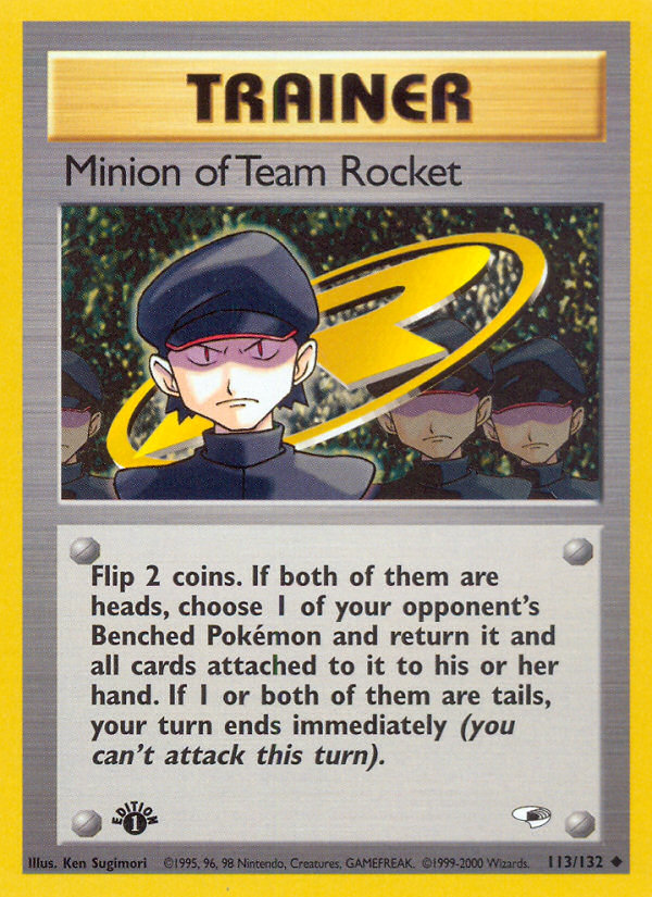 Minion of Team Rocket (113/132) [Gym Heroes 1st Edition] | Devastation Store