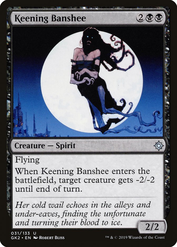 Keening Banshee [Ravnica Allegiance Guild Kit] | Devastation Store