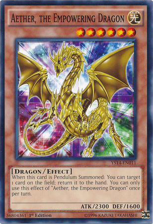 Aether, the Empowering Dragon [YS14-EN011] Common | Devastation Store