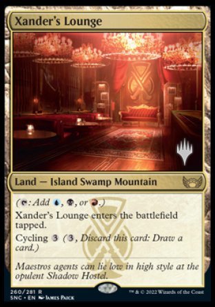 Xander's Lounge (Promo Pack) [Streets of New Capenna Promos] | Devastation Store