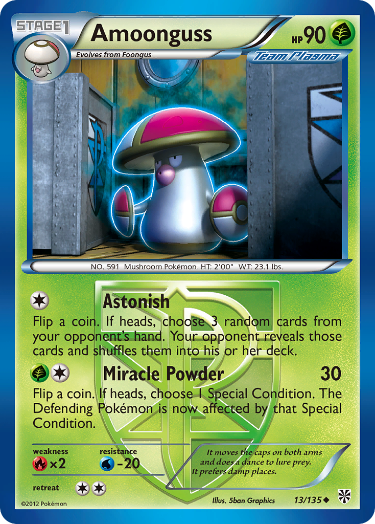 Amoonguss (13/135) [Black & White: Plasma Storm] | Devastation Store