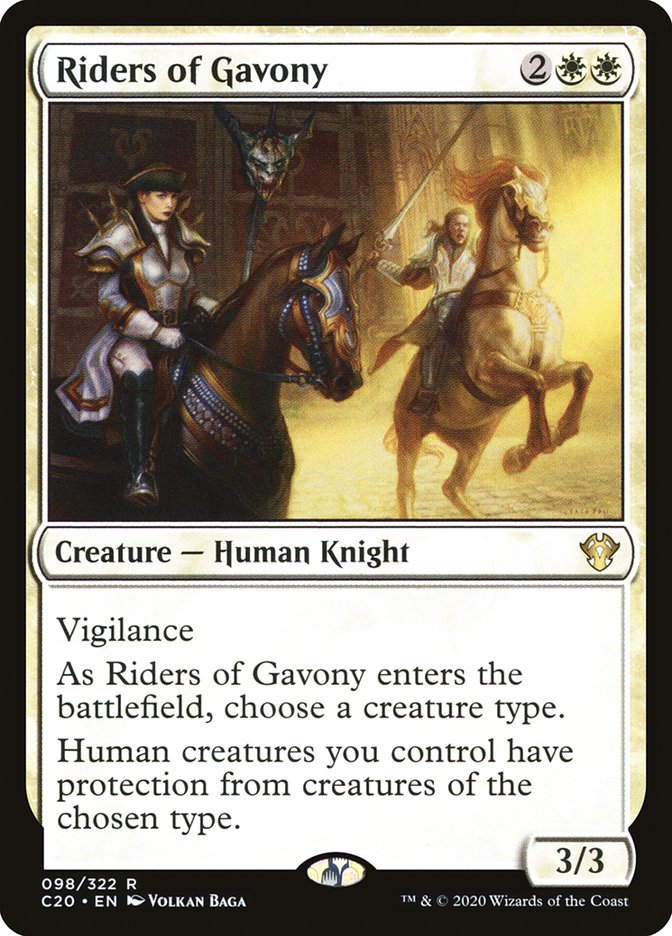 Riders of Gavony [Commander 2020] | Devastation Store