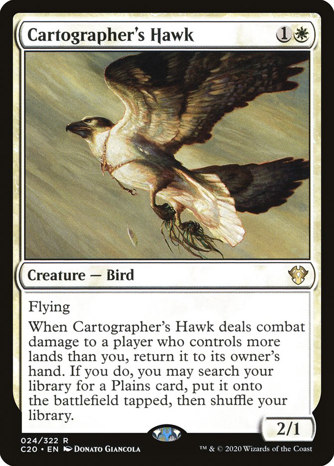 Cartographer's Hawk [Commander 2020] | Devastation Store