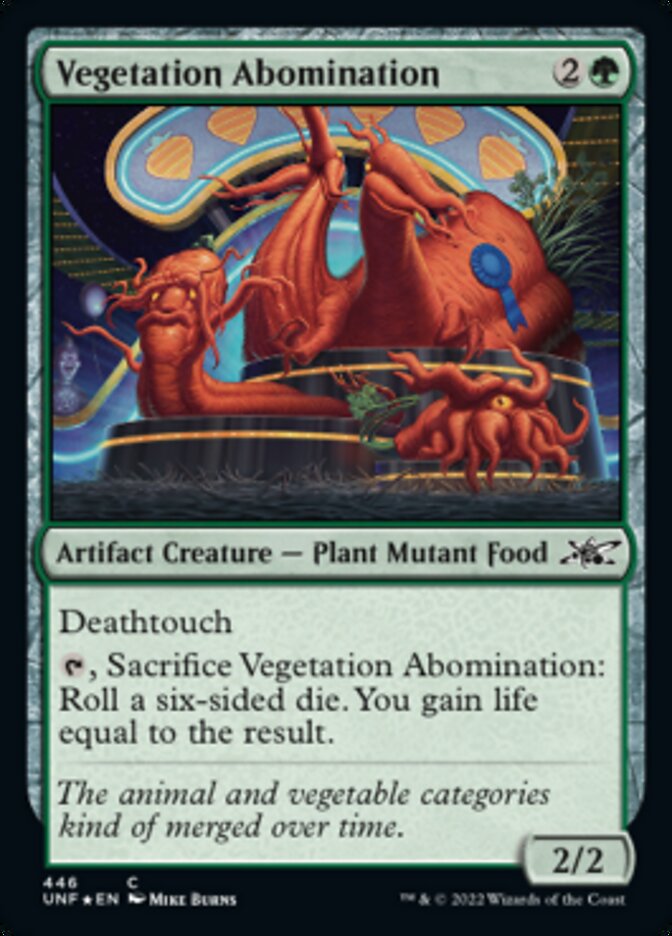 Vegetation Abomination (Galaxy Foil) [Unfinity] | Devastation Store