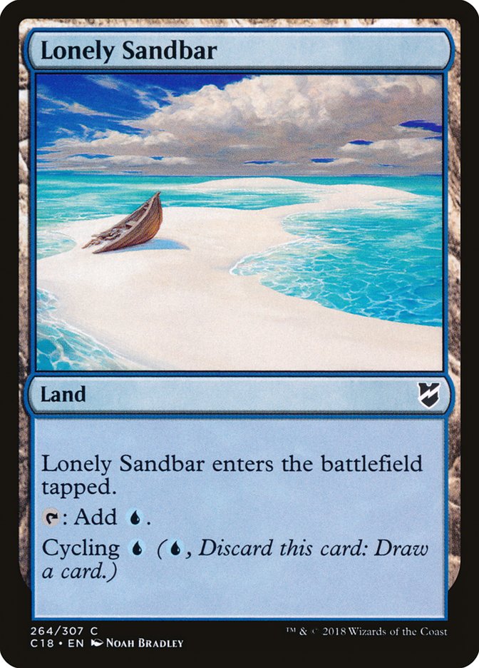 Lonely Sandbar [Commander 2018] | Devastation Store