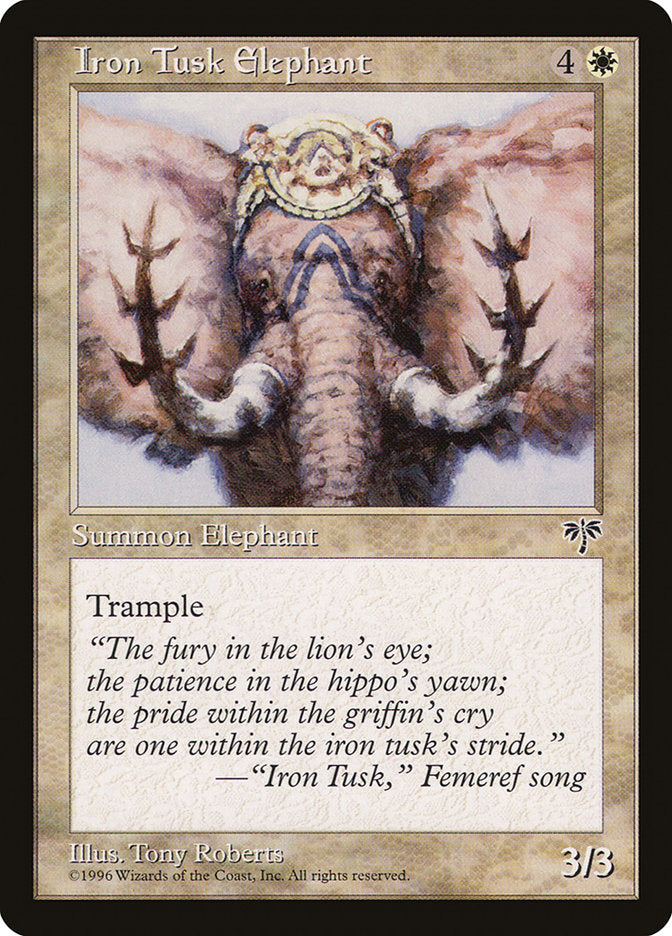 Iron Tusk Elephant [Mirage] | Devastation Store