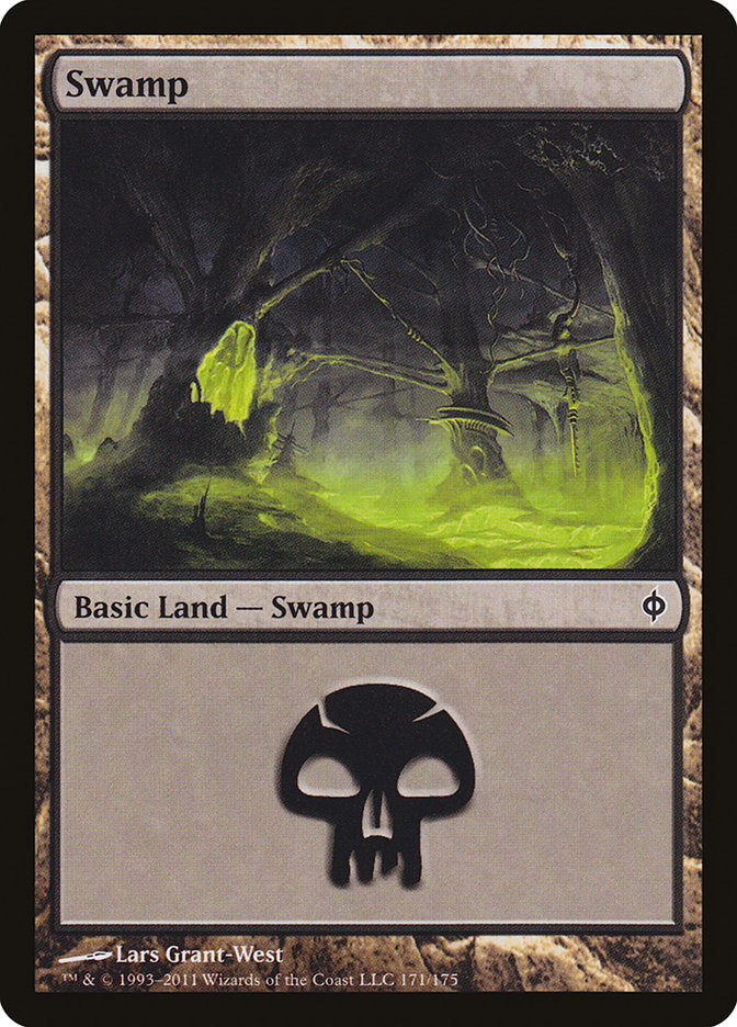 Swamp (171) [New Phyrexia] | Devastation Store
