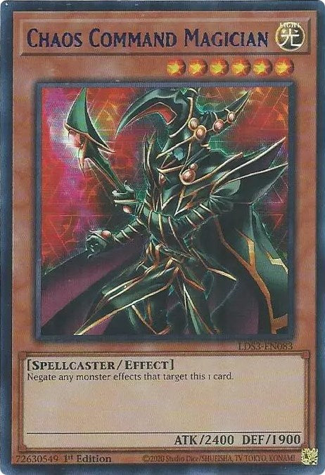 Chaos Command Magician (Blue) [LDS3-EN083] Ultra Rare | Devastation Store