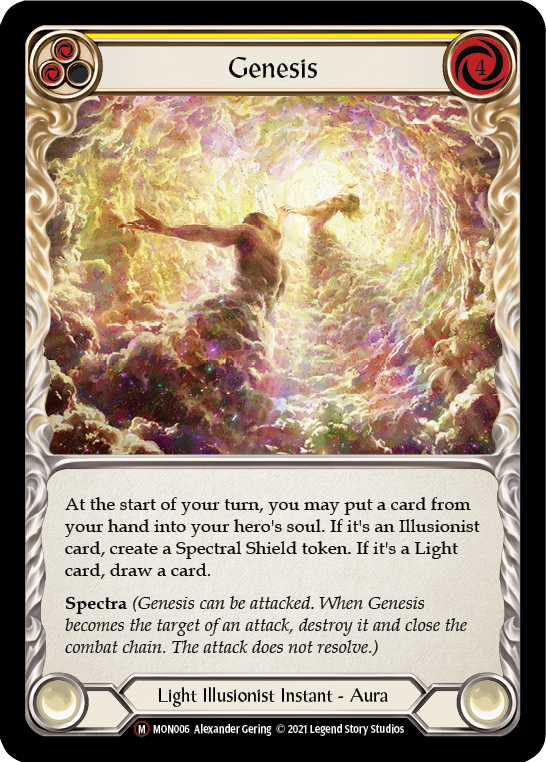 Genesis (Rainbow Foil) [U-MON006-RF] Unlimited Edition Rainbow Foil | Devastation Store