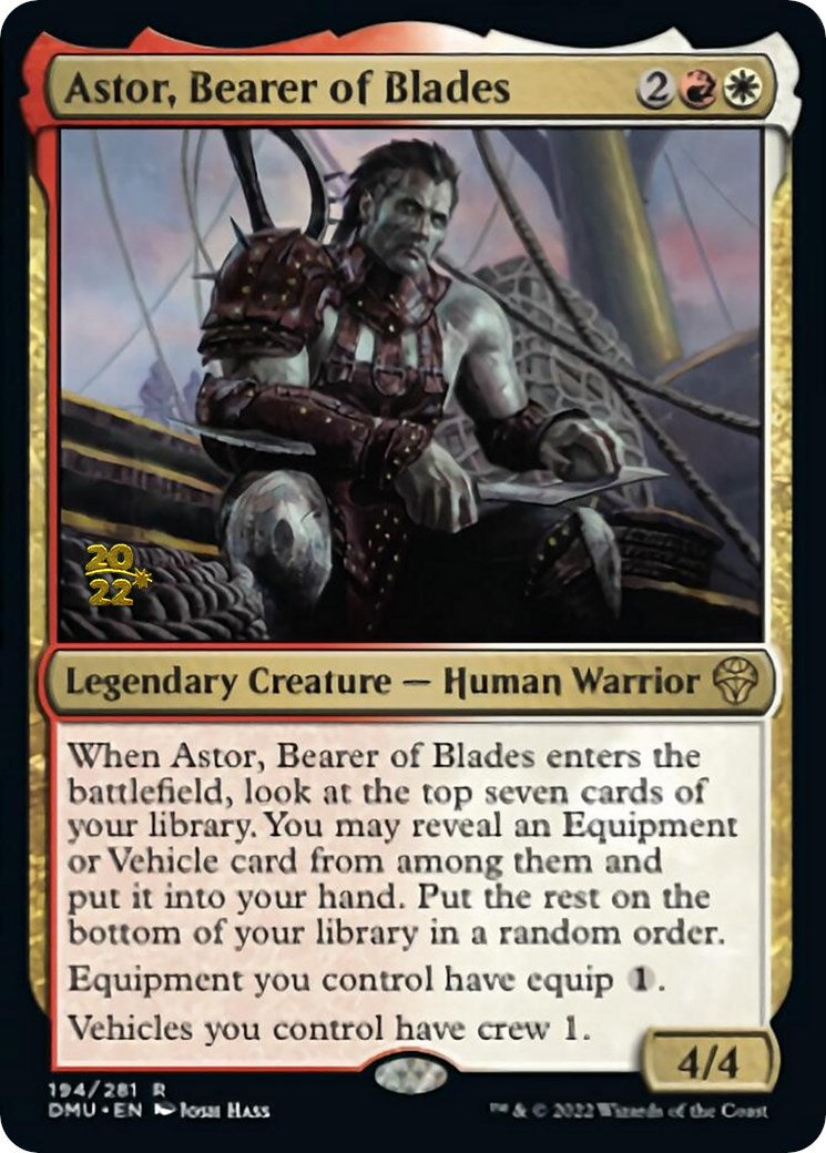 Astor, Bearer of Blades [Dominaria United Prerelease Promos] | Devastation Store