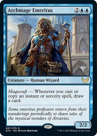 Archmage Emeritus (Promo Pack) [Strixhaven: School of Mages Promos] | Devastation Store