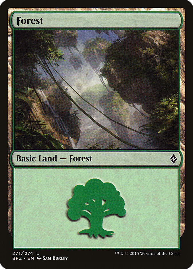 Forest (271a) [Battle for Zendikar] - Devastation Store | Devastation Store