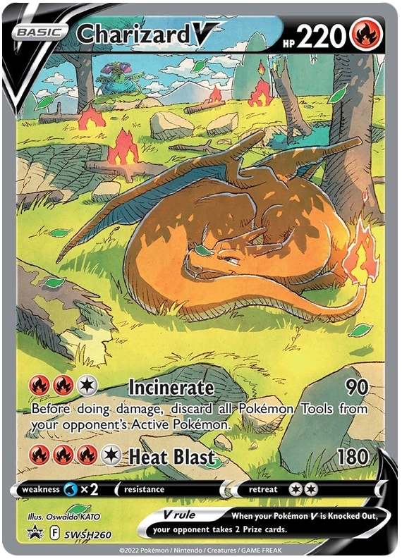 Charizard V (SWSH260) [Sword & Shield: Black Star Promos] | Devastation Store