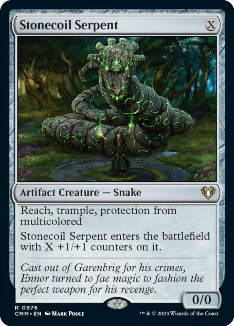 Stonecoil Serpent [Commander Masters] | Devastation Store