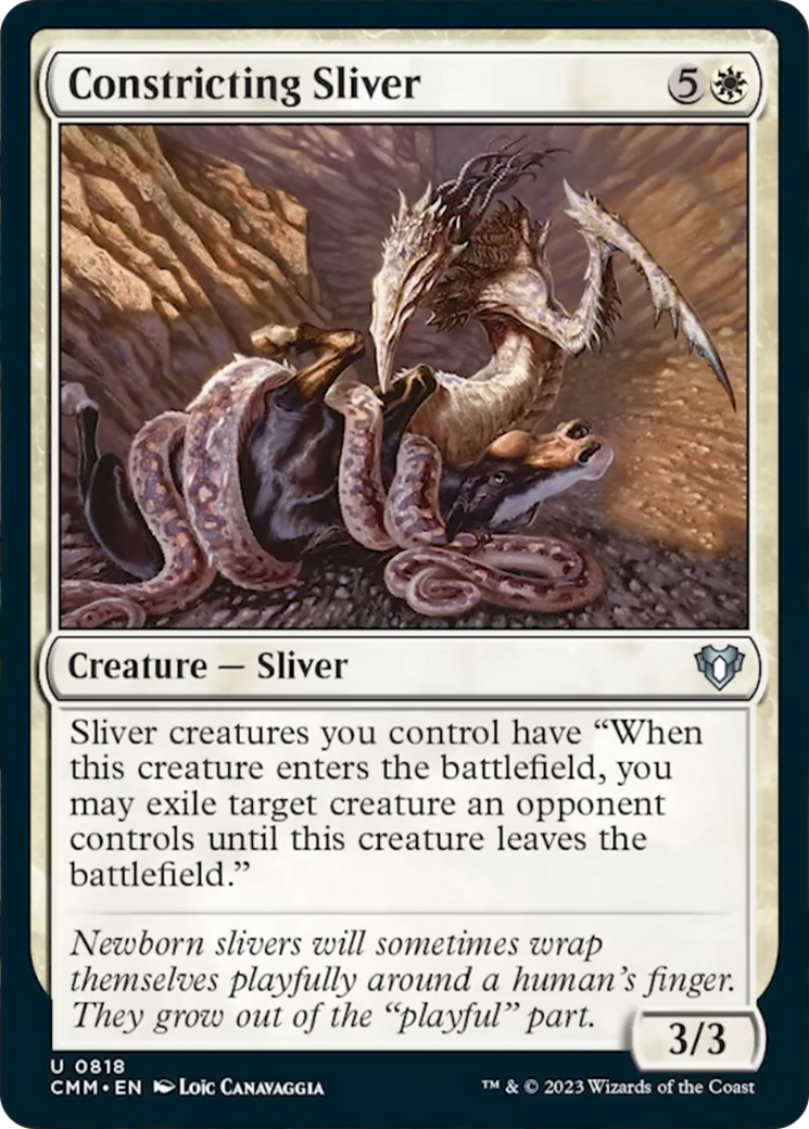 Constricting Sliver [Commander Masters] | Devastation Store